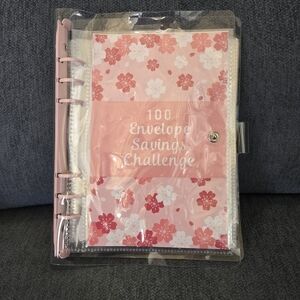 100 Envelope Challenge Floral Binder